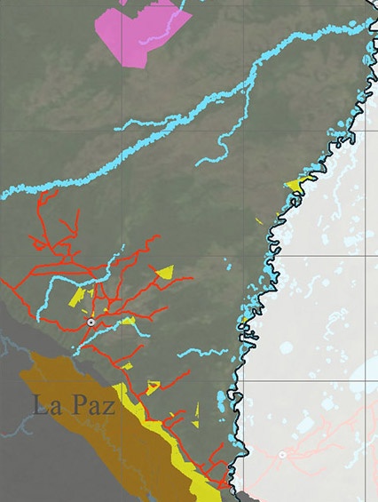 Mapa Ubicación Pueblo LECO de Apolo