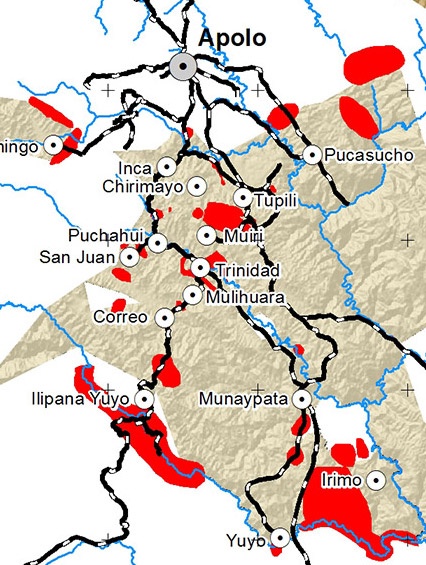 Mapa de Conflictos Pueblo LECO de Apolo