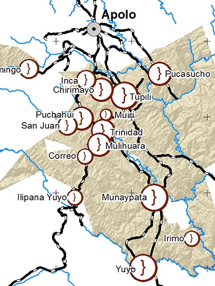 Mapa Cria de Gallinas Pueblo LECO de Apolo