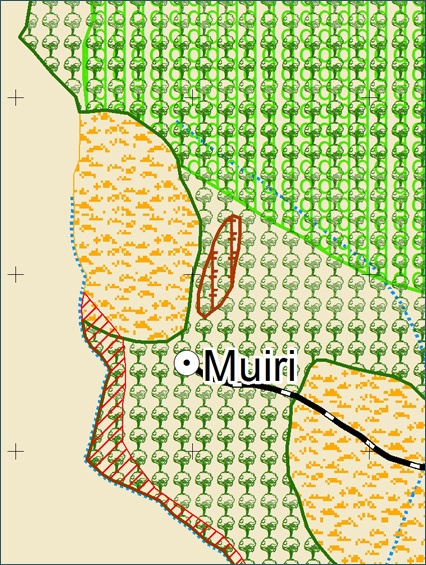 Mapa Comunal  - Comunidad Muiri